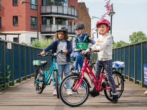 kids with frog city bikes - bike club